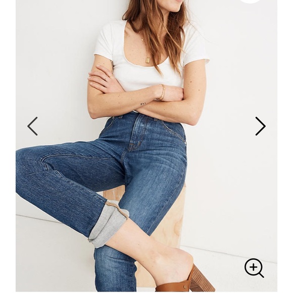 NWOT High rise slim boyjean - Picture 2 of 6